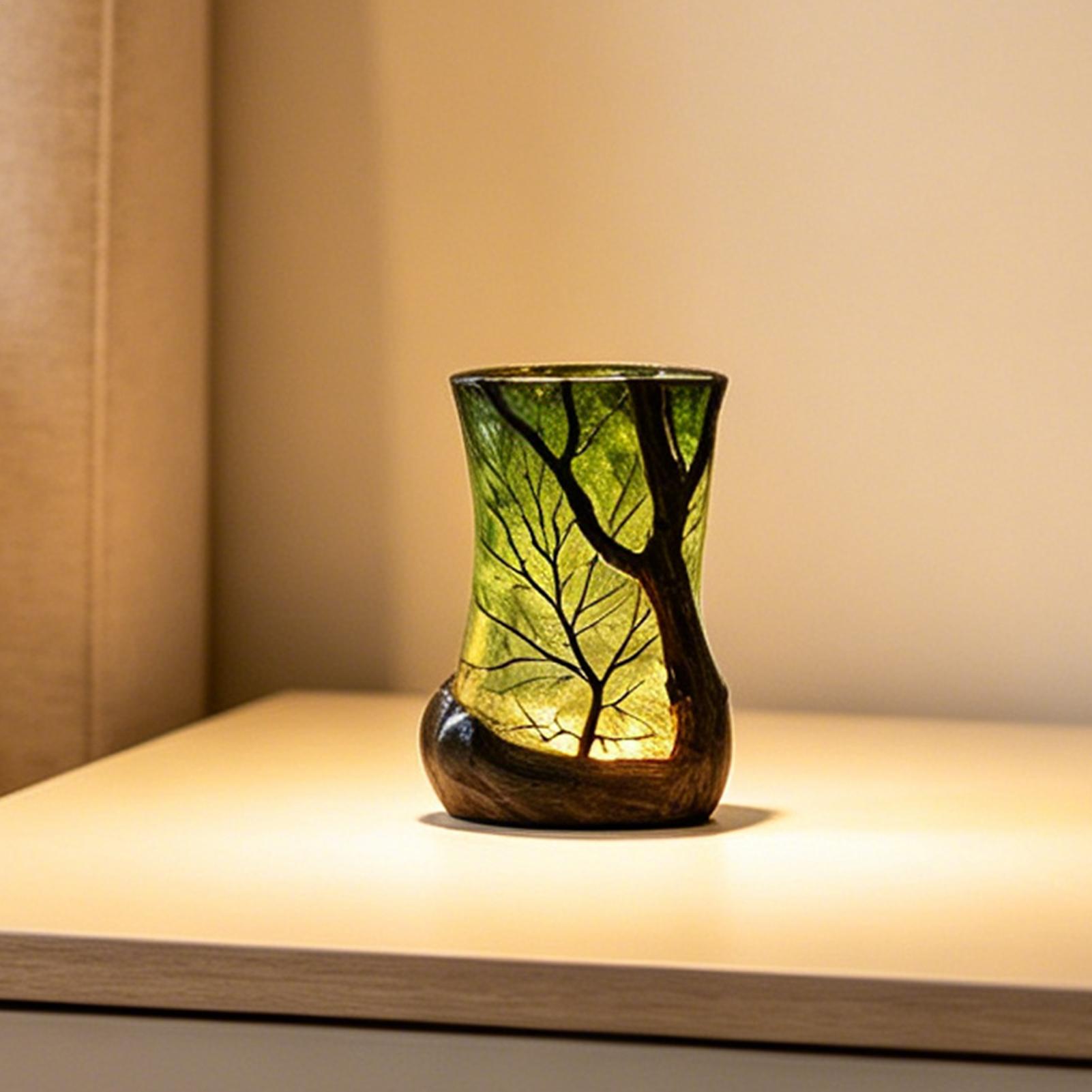 Lighting Decorative - Lampka nocna na stolik, lampka leśna,