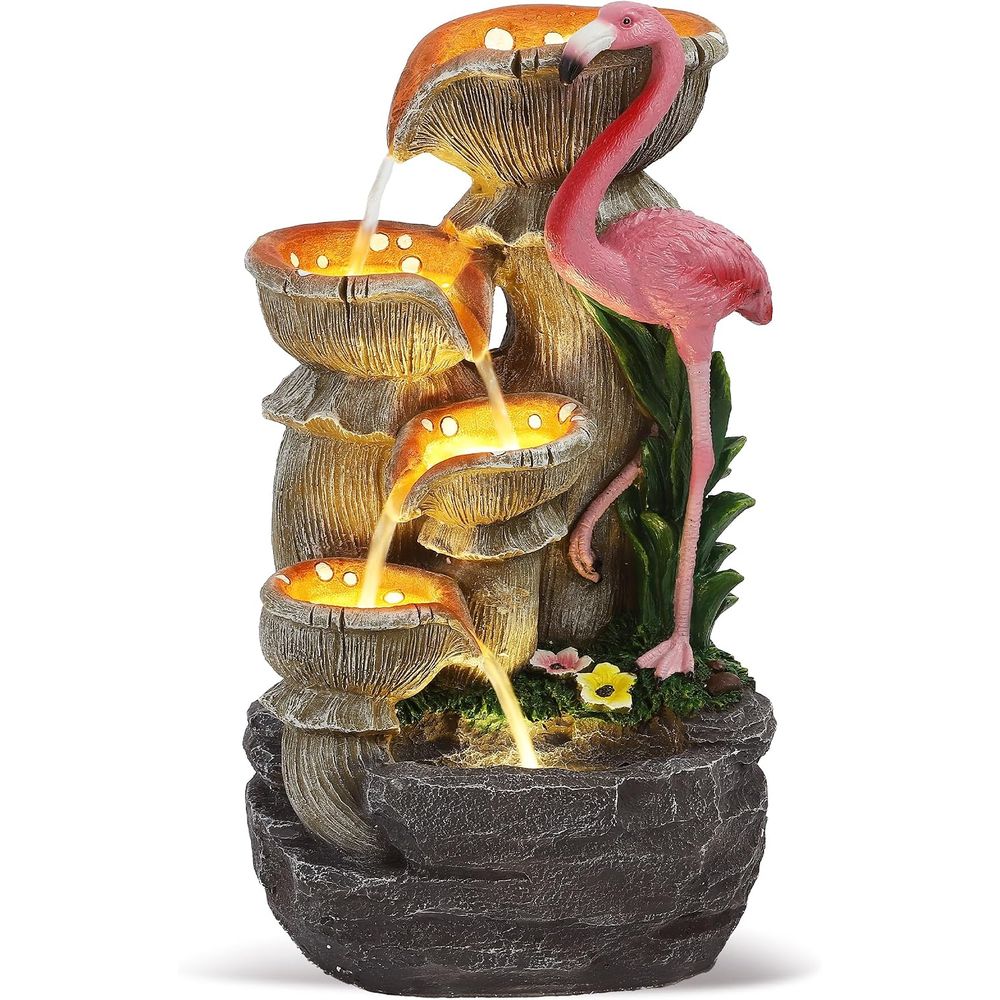 Lighting Decor House - 5-poziomowy wodospad ogrodowy z 5 diodami