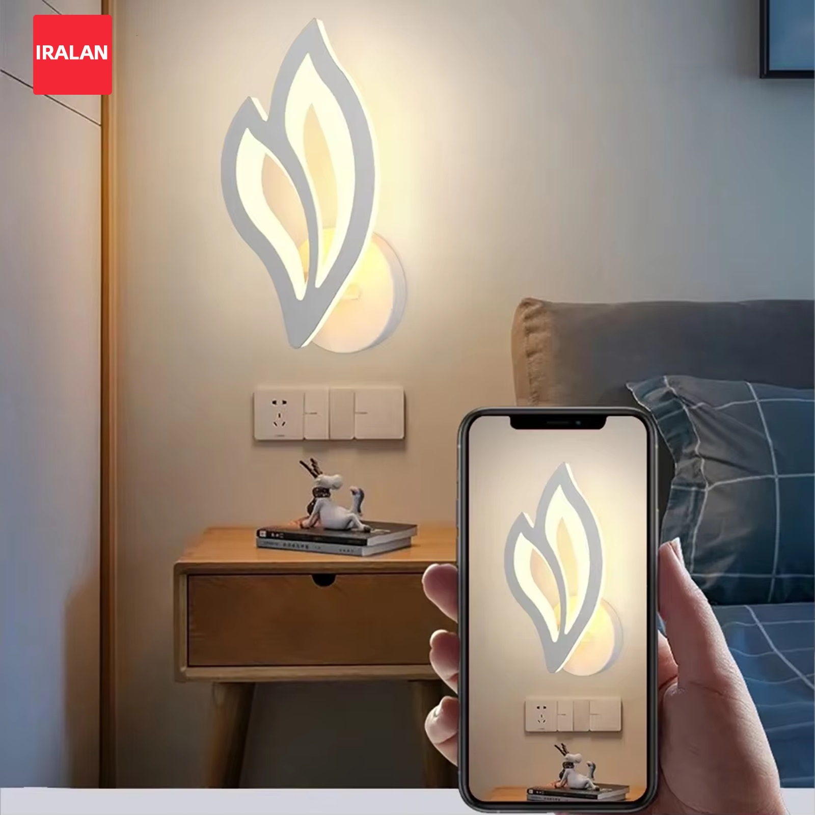 Foyer Lighting Wall Decor - Kreatywna lampa ścienna LED w kształcie