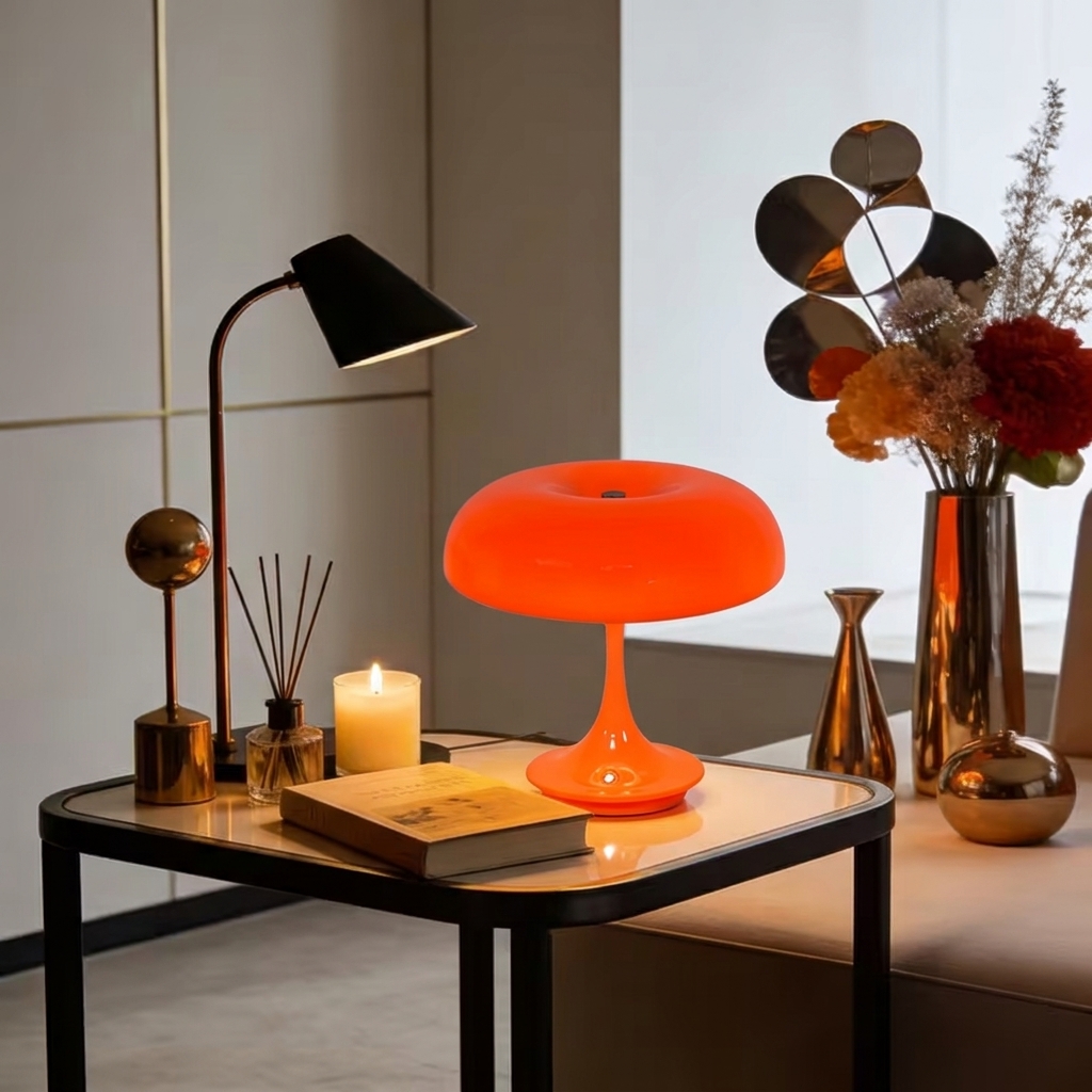 Mushroom Table Lamp - 1/2 SZT. LED Lampa Stołowa Grzybek,
