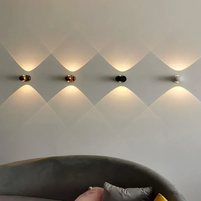 Foyer Lighting Wall Decor - Nordycka Lampa Ścienna LED z Aluminiu