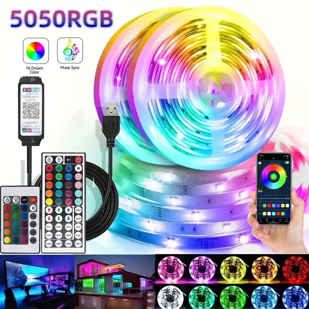 Lighting Design Decor - Inteligentna taśma LED RGB do gier,