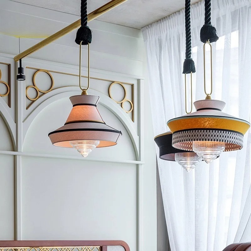 Japanese Lighting Decor - 2026 Japońskie minimalistyczne lampy wiszące w