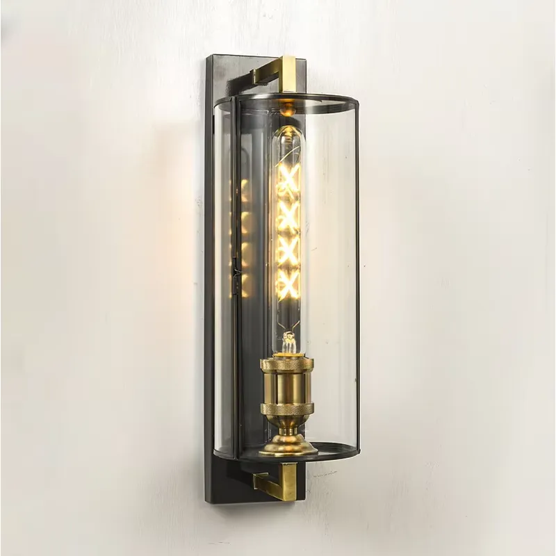 Led Lighting Decor - Nowoczesne złote cylindryczne lampy wiszące LED