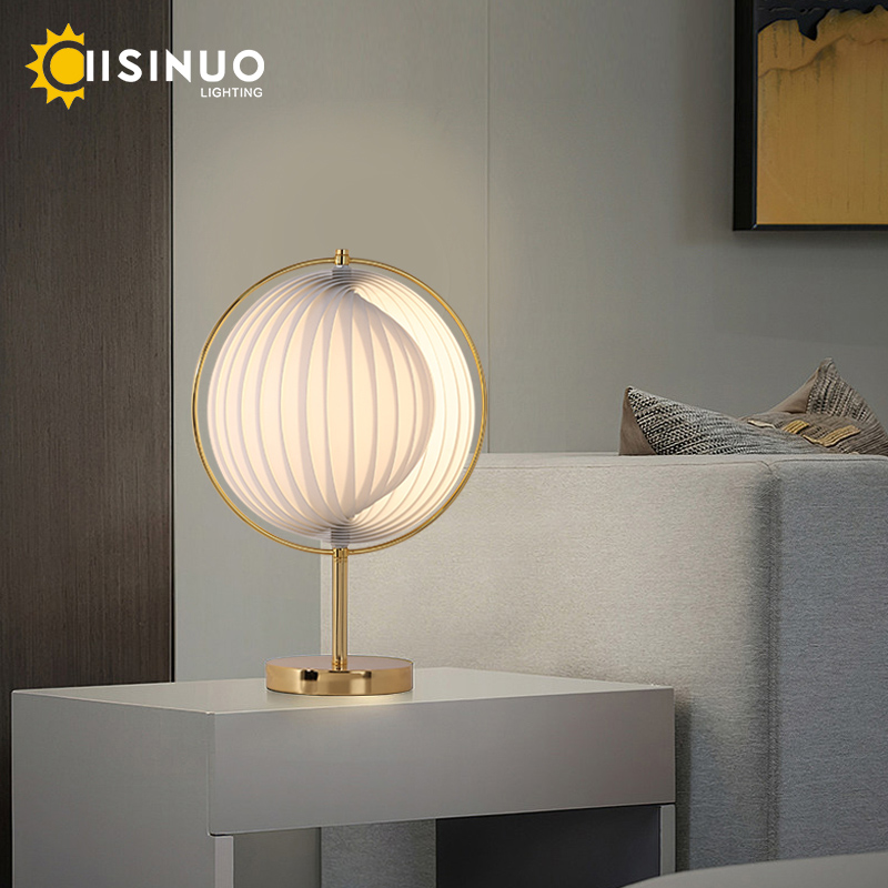 Decor Lighting Floor Lamps - Lampa podłogowa w kształcie księżyca obrotowe