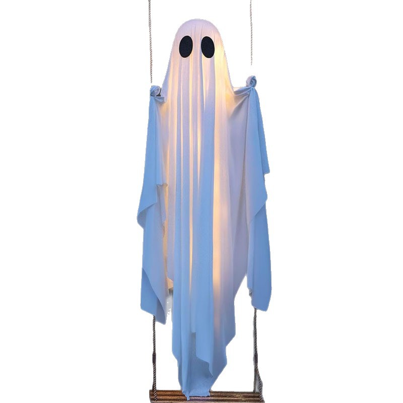 Lighting Tree Decor - Wisząca Huśtawka Duch Dekoracja na Halloween