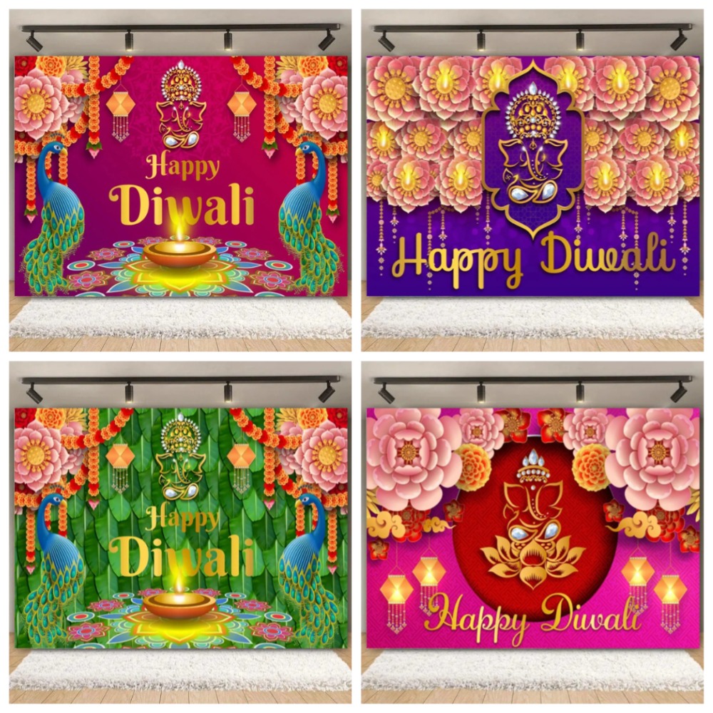 Lighting Decoration For Diwali - Tło na festiwal Diwali, tradycyjne indyjskie