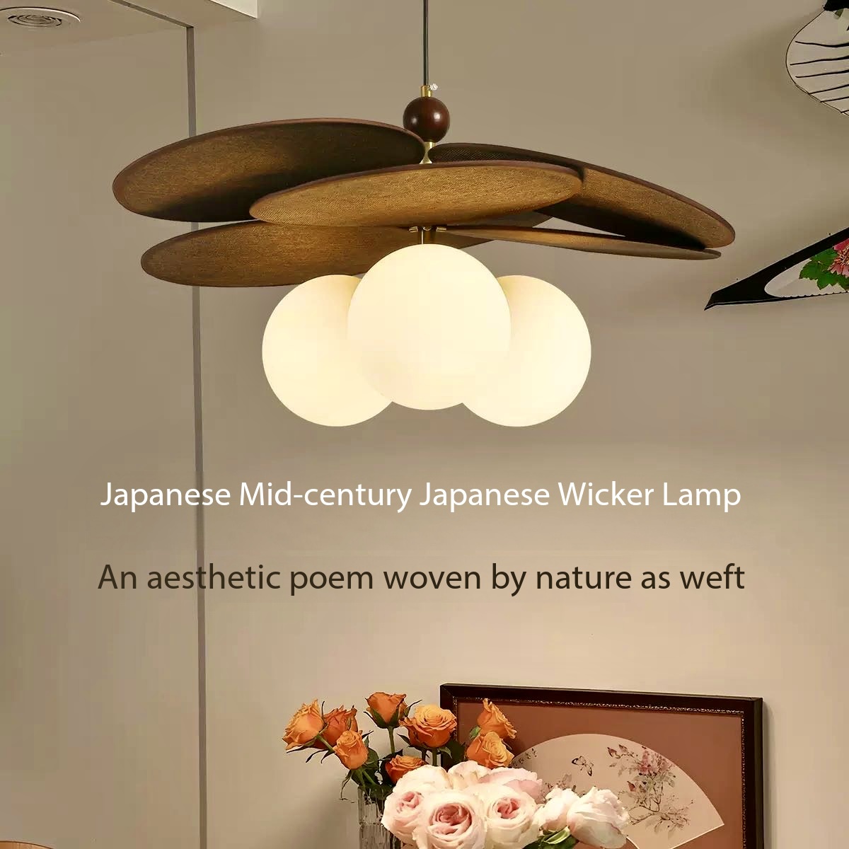 Vintage Rattanowy Żyrandol Suf – Japanese Lighting Decor recenzja i cena