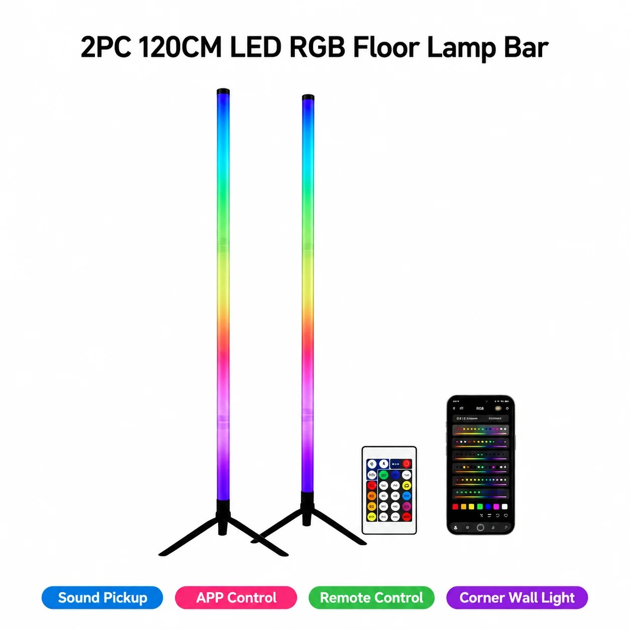 2 sztuki narożnych lamp podłog – Decor Lighting Floor Lamps recenzja i cena