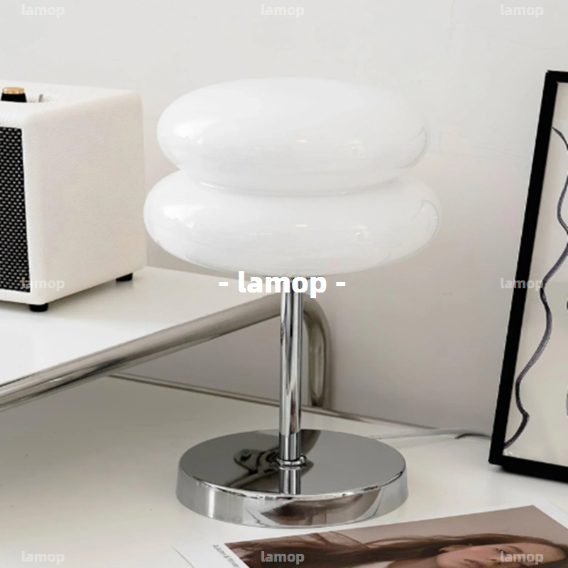 Lampa stołowa Bauhaus Cream-Gl – Decor Lighting & Decor Fires Photos recenzja i cena