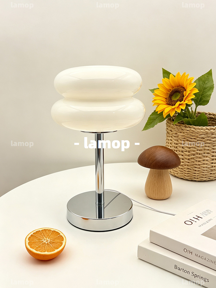 Lampa stołowa Bauhaus Cream-Gl – Decor Lighting & Decor Fires Photos recenzja i cena