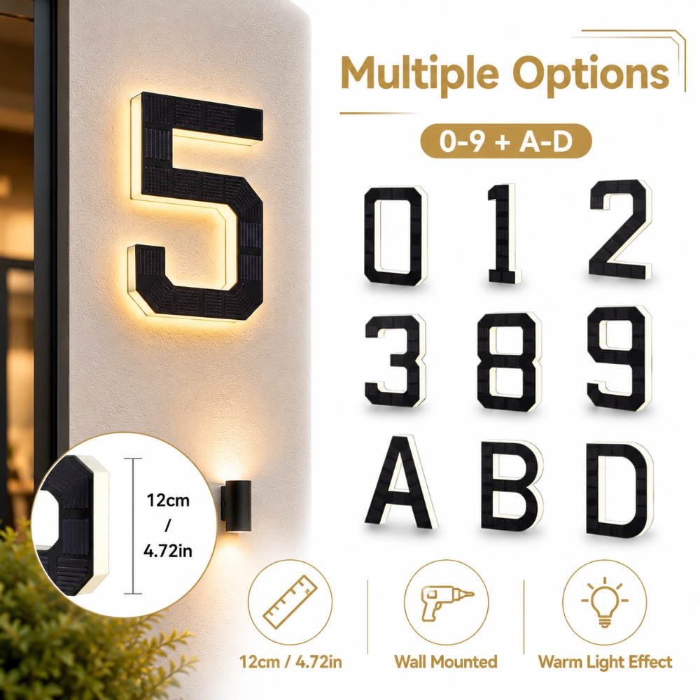 Solarna tabliczka z numerem do – Decor Lighting Address recenzja i cena