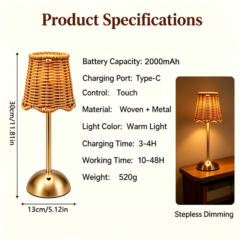 Bohemiczna tkana lampa stołowa – Lighting Design Decor recenzja i cena