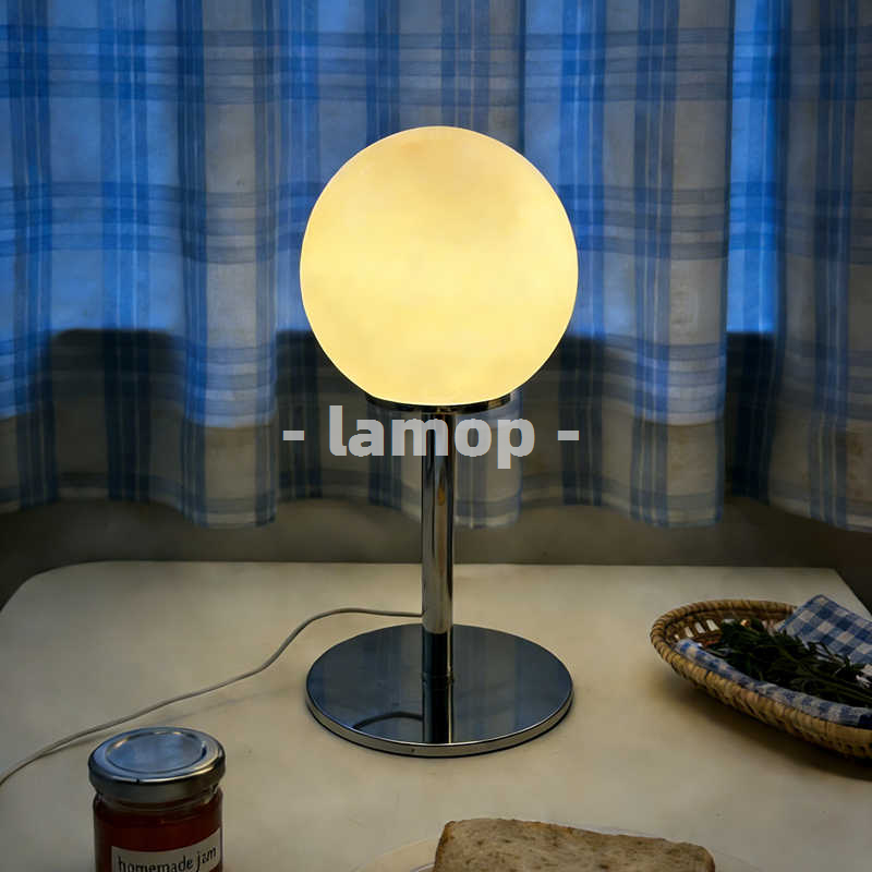 Lampa stołowa z mlecznobiałą,  – Led Lighting Decor recenzja i cena