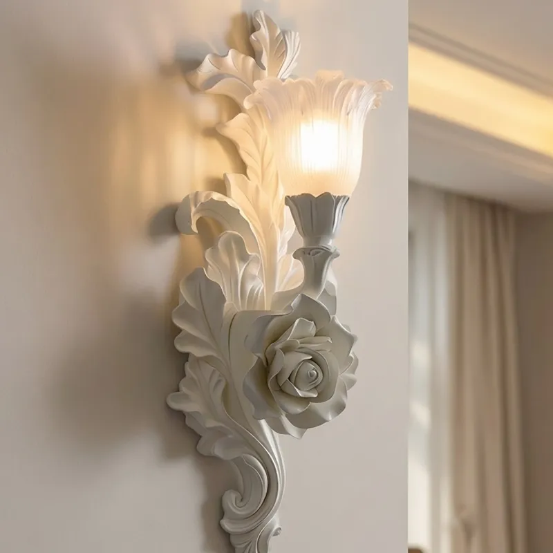 Francuskie Klasyczne Róże Reli – Foyer Lighting Wall Decor recenzja i cena