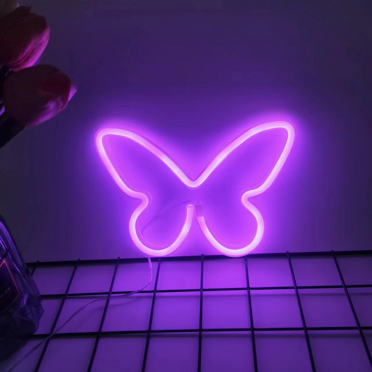Neony LED w kształcie motyla,  – Foyer Lighting Wall Decor recenzja i cena