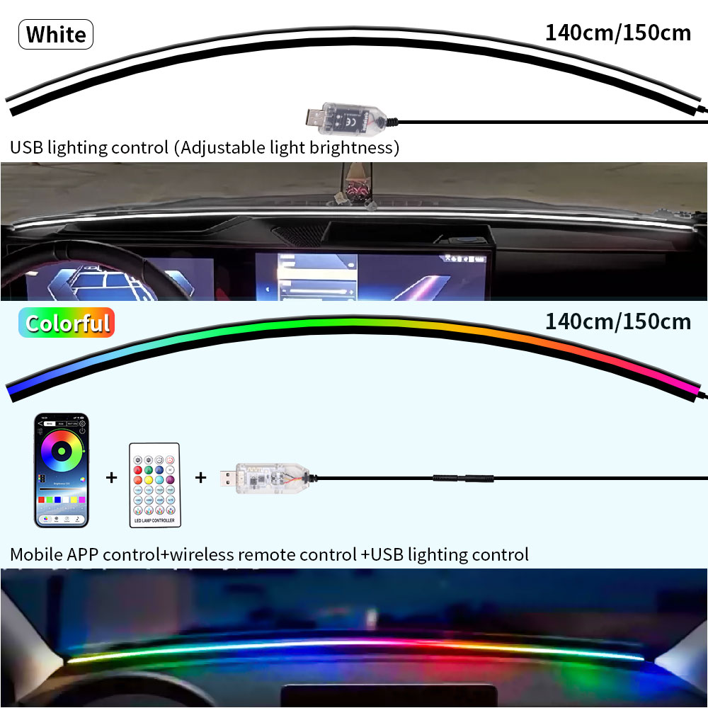 140/150CM Akrylowa listwa świe – Lighting Bolt Decor recenzja i cena