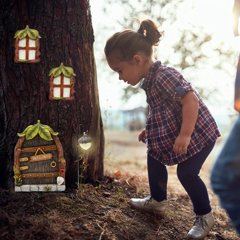 Miniaturowe okienko i drzwiczk – Lighting Tree Decor recenzja i cena