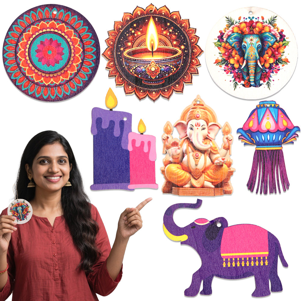 Dekoracje Diwali - Drewniane w – Lighting Decoration For Diwali recenzja i cena
