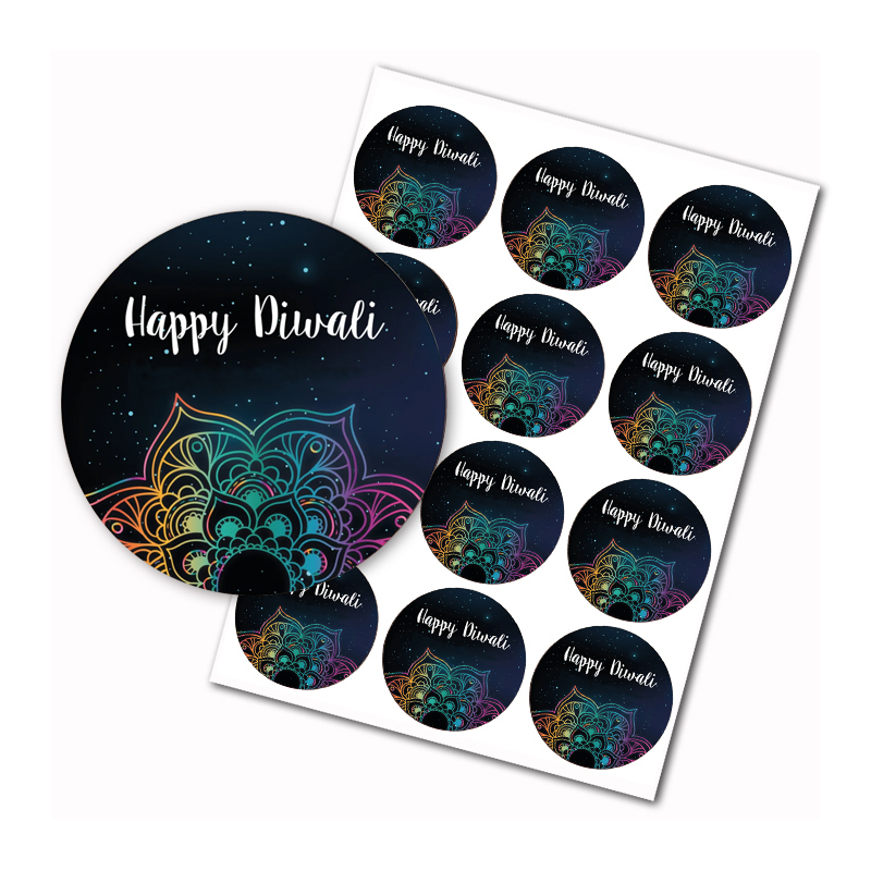 Naklejki Happy Diwali Indyjski – Lighting Decoration For Diwali recenzja i cena