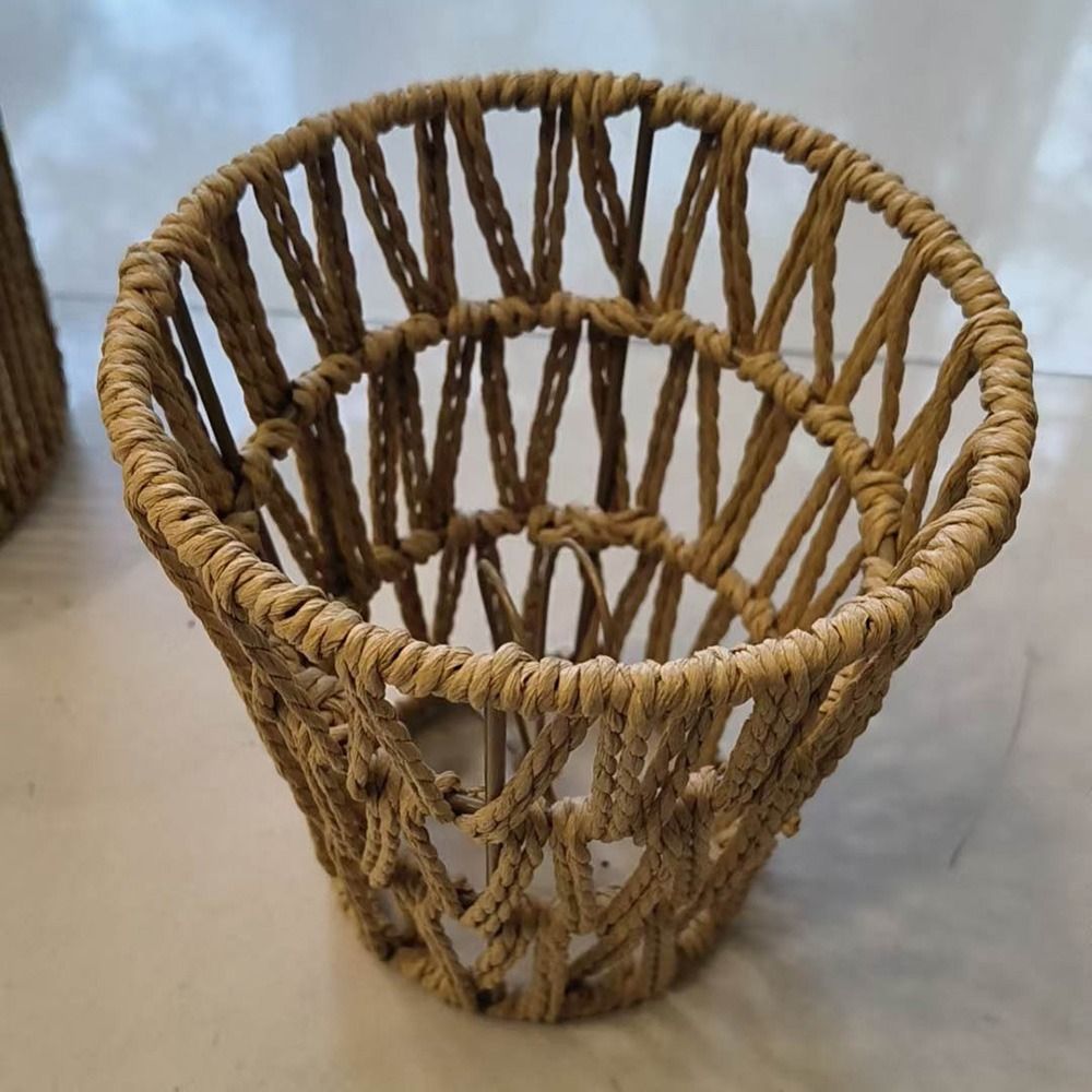 Abażur tkany w stylu vintage,  – Geometric Lamp Shade recenzja i cena
