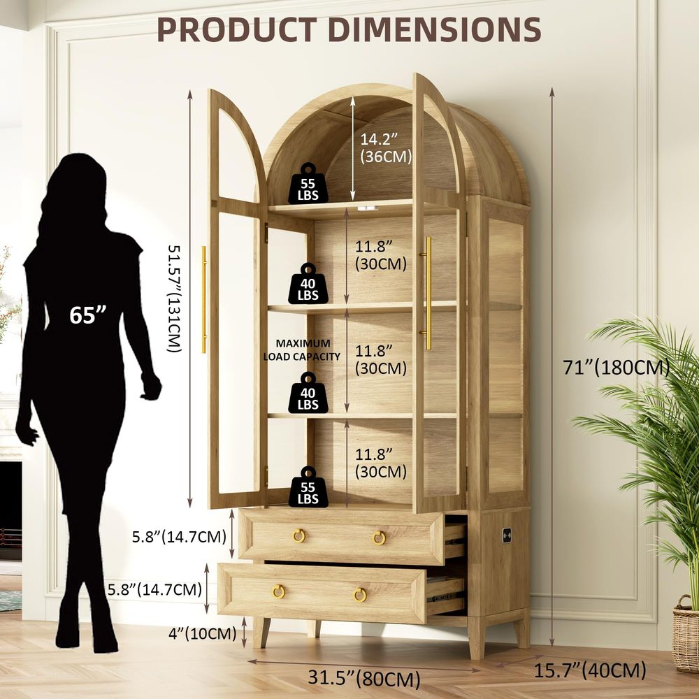 Szafka ekspozycyjna łukowa z s – Lighting & Home Decor Studio Photos recenzja i cena