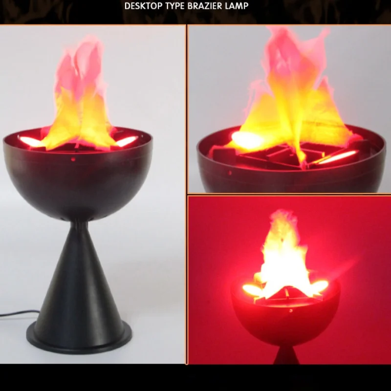Lampa 3D z efektem płomienia,  – Lighting Decor House recenzja i cena