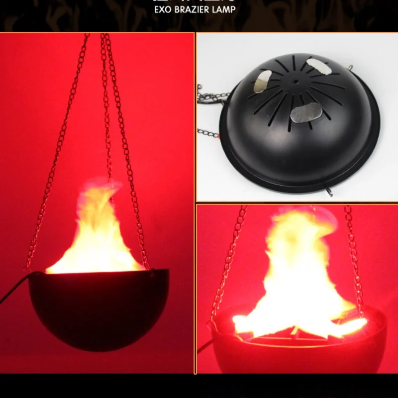 Lampa 3D z efektem płomienia,  – Lighting Decor House recenzja i cena