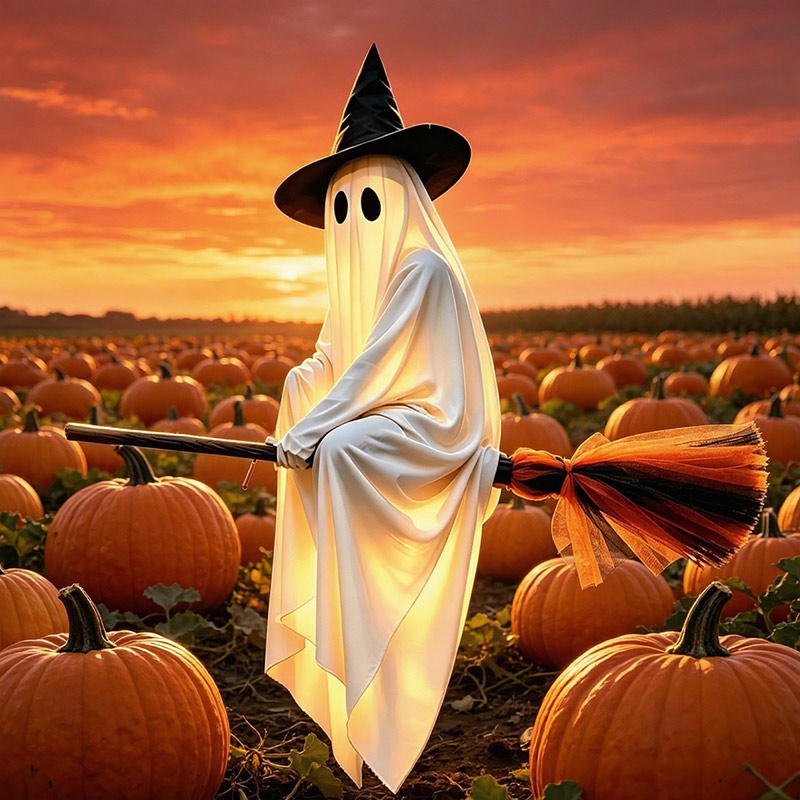 Halloweenowe latające miotły i – Lighting Decor House recenzja i cena