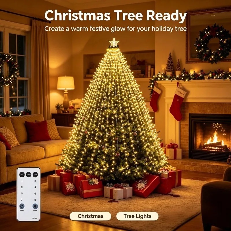 Wodoodporne lampki LED USB, 8  – Lighting Tree Decor recenzja i cena
