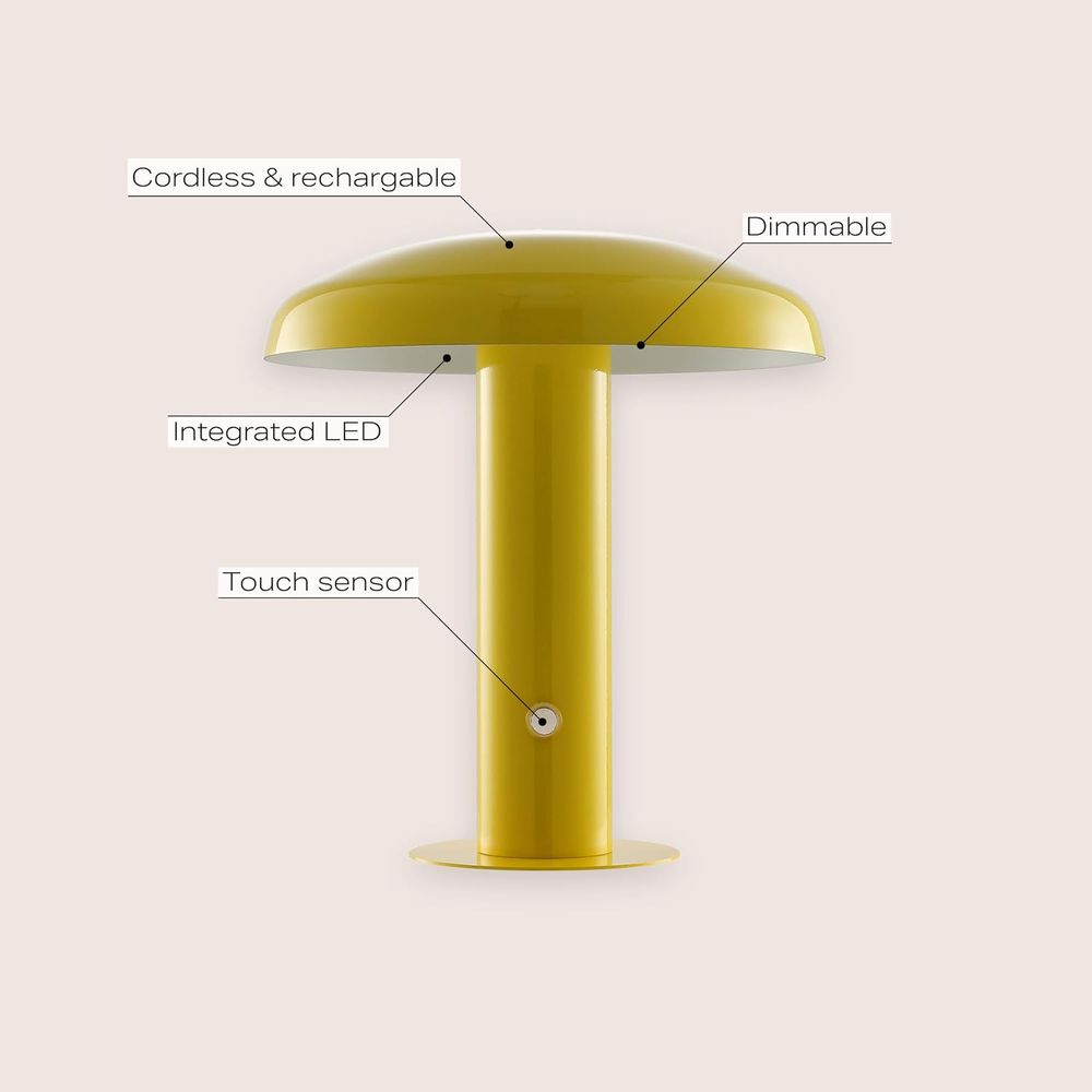 11 Nowoczesnych lamp stołowych – Mushroom Table Lamp recenzja i cena