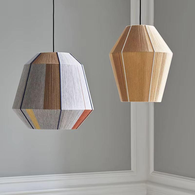 Lampa wisząca z rattanu w styl – Geometric Lamp Shade recenzja i cena