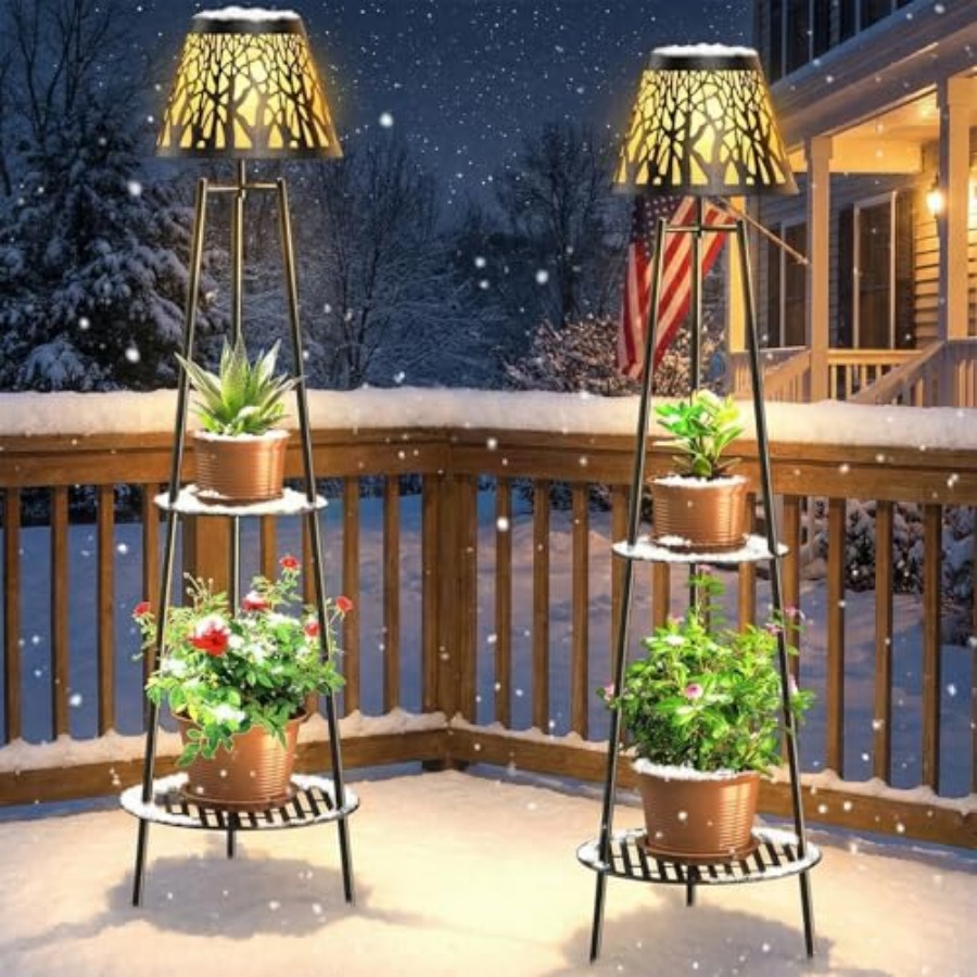 Zestaw 2 zewnętrznych solarnyc – Decor Lighting Floor Lamps recenzja i cena