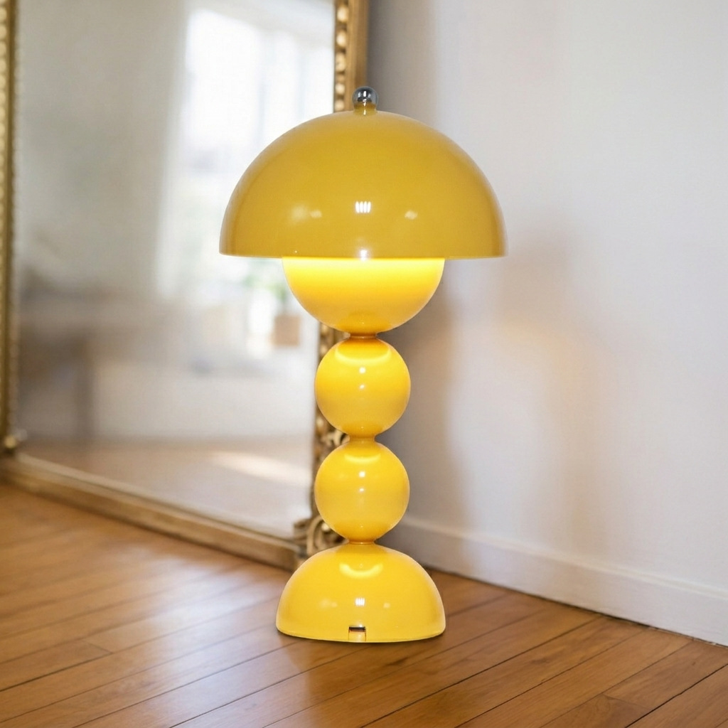 Metalowa lampka stołowa LED w  – Mushroom Table Lamp recenzja i cena