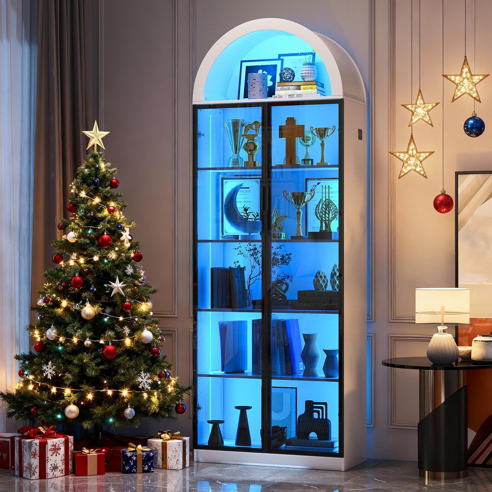 Witryna z drzwiami i regulowan – Lighting & Home Decor Studio Photos recenzja i cena