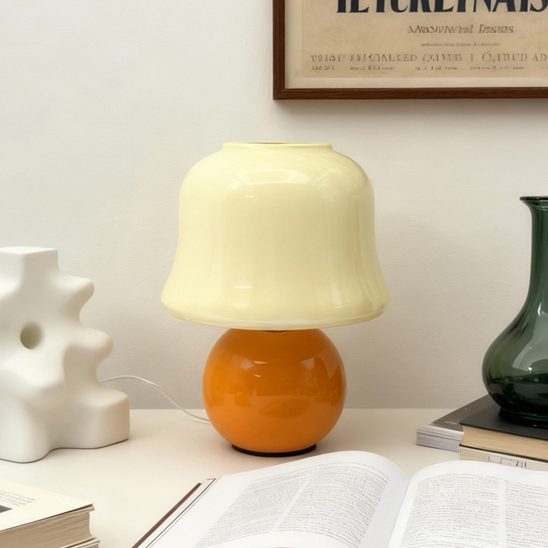 Nowoczesna minimalistyczna lam – Mushroom Table Lamp recenzja i cena