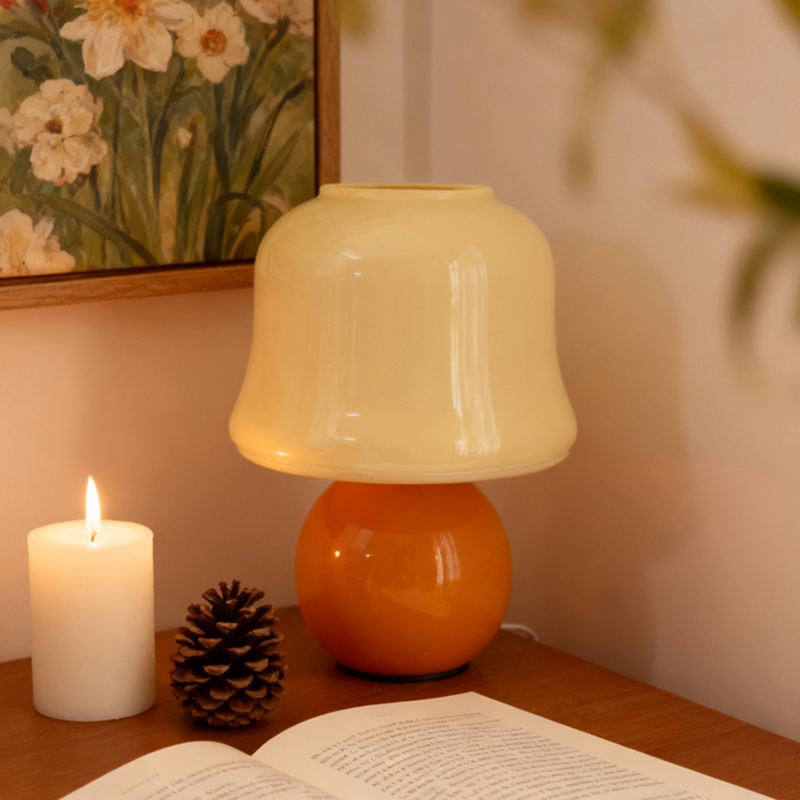 Nowoczesna minimalistyczna lam – Mushroom Table Lamp recenzja i cena