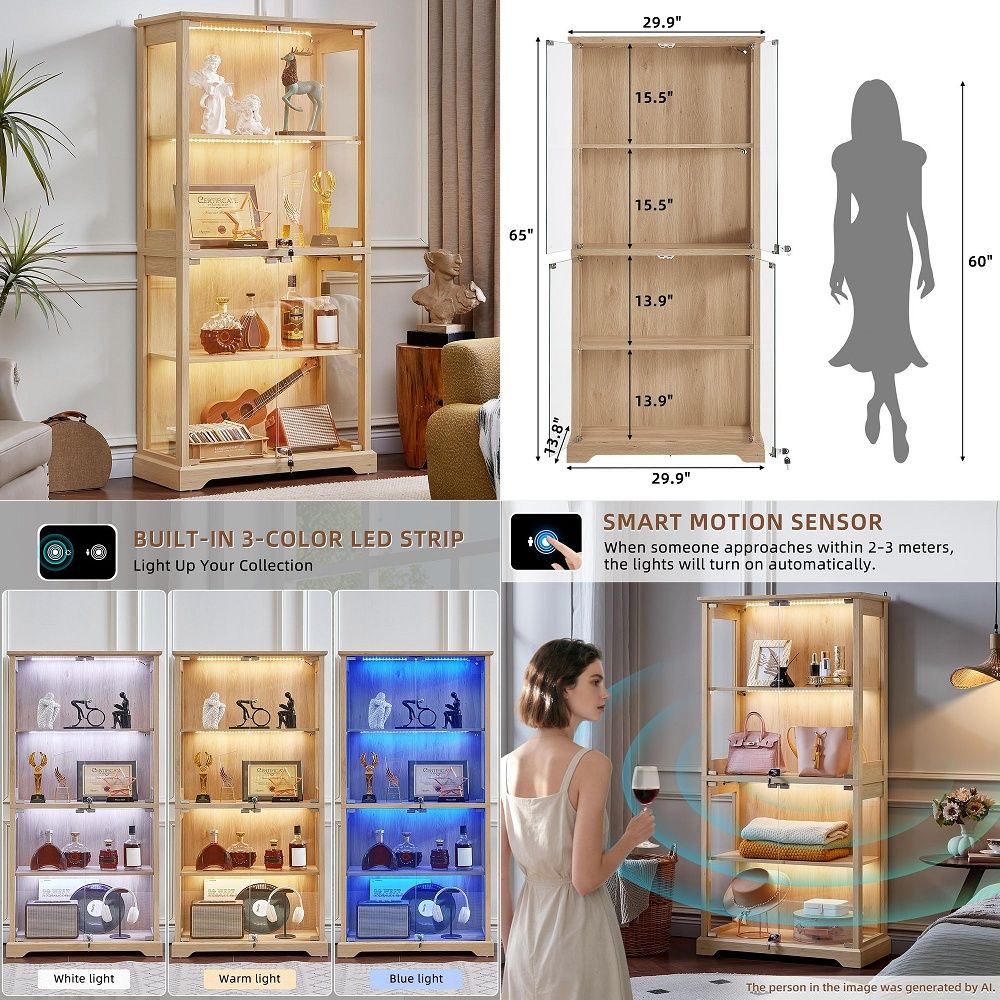 Szklana witryna w stylu farmho – Lighting & Home Decor Studio Photos recenzja i cena
