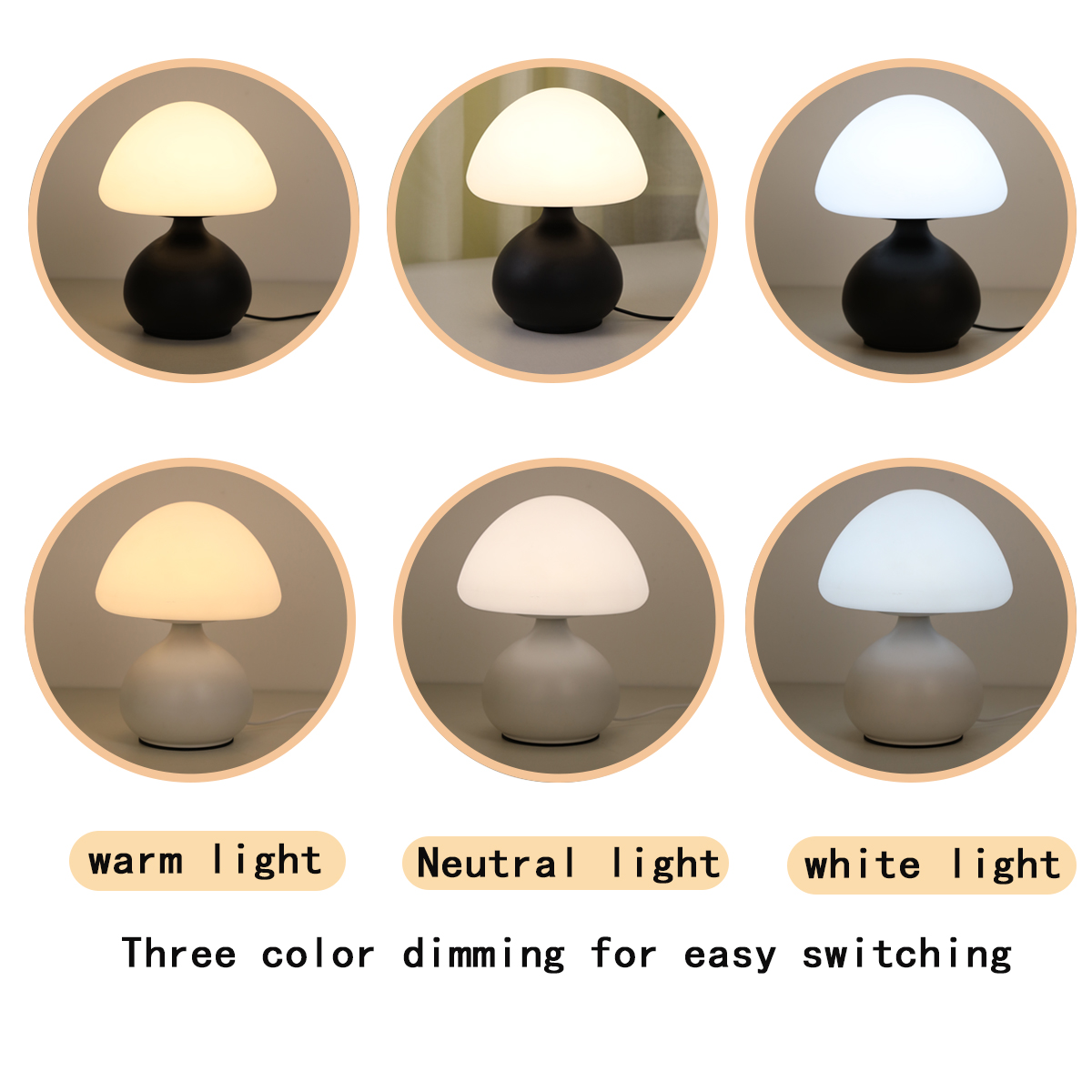Miniaturowa lampka nocna w ksz – Mushroom Table Lamp recenzja i cena