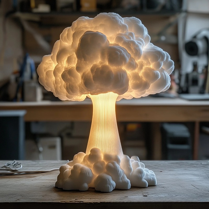 Lampa biurkowa z żywicy w kszt – Mushroom Table Lamp recenzja i cena